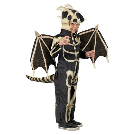 Boys Dragon Skeleton Costume