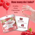 thumbnail image 6 of Migcopat Inositol Gummies 18-in-1 for Hormone Balance & Ovarian Support, Raspberry, 90 Count, 6 of 9
