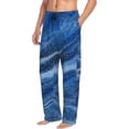 thumbnail image 6 of Fuzoiu Sparkling With Blue Print Men's Pajama Pants,Lounge Pants for Men,Lounge PJ Bottoms,Sleepwear Pants with Drawstring Pockets -XX-Large, 6 of 6