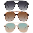 thumbnail image 1 of Gafas de sol YDAOWKN Retro Square Aviator UV400 para mujer/hombre, 1 of 6