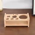 thumbnail image 2 of justharion Cocktail Shaker Bartender Stand Wooden Desktop Bottle Rack for Wedding Party, 2 of 9