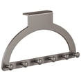 thumbnail image 2 of TanSiDing Door Hooks for Bedroom, No Drill Door Hanger with 5 Hooks, Heavy Duty Over The Door Coat Rack for Towels Robes Hats, Space Saving Back of Door Storage Organizer for Closet Bathroom, 2 of 6