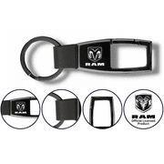 RAM Logo Premier Carabiner Black Pearl Key Chain Ring Fob Official Licensed