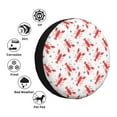 thumbnail image 4 of Logiee Lobsters And Sea Stars Print Spare Tire Cover, Universal Wheel Protectors,Waterproof Dust-Proof UV Sun Wheel Tire Cover,Fit for SUV, RV, Travel Trailer, Truck-14 inch, 4 of 6