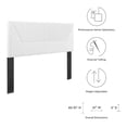 thumbnail image 6 of Tufted Headboard, Twin, White, Velvet, Mid Century Bedroom, Modern Contemporary Boutique HB35257, 6 of 9