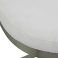 thumbnail image 7 of Uttermost Ivanna 26" Contemporary Metal and MDF Backless Counter Stool in Silver, 7 of 7