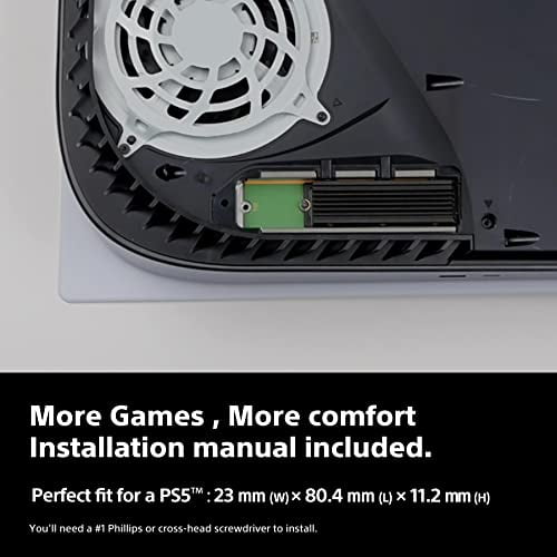 Disque Dur SSD M2 1To Interne Avec Dissipateur Thermique Pour PS5 Et PC  Gamers