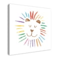 thumbnail image 2 of Creative Products Rainbow Colorful Lion 36x36 Canvas Wall Art, 2 of 5
