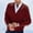 Coffee, variant on Men's V Neck Knit Sweater Long Sleeve Pullover Textured Relaxed Fit Shirts Casual Solid Color Soft Tops Yellow L