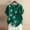 Green womens tops, variant on Pimelu Summer Tops for Women Shirt Tops for Women Womens Cotton Linen Shirts Fashion Dandelion Print Button Button up Plus Size Tops Ladies Girls Crewneck Short Sleeve Blouses