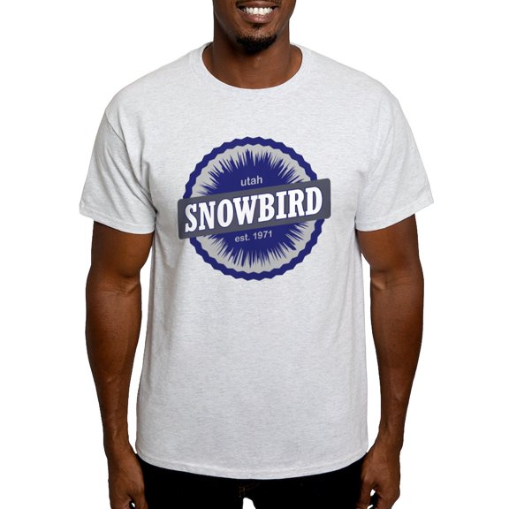 CafePress - Snowbird Ski Resort Utah Blue T Shirt - Men's Classic Graphic T-Shirt