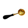 thumbnail image 2 of Vintage Black Handle Sealing Wax Spoon Traditional Special Convenient Wax Seals Specified Spoons Fire Paint Spoon, 2 of 2
