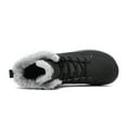 thumbnail image 3 of ZUTY Men's Winter Snow Boots Waterproof Lightweight Warm Faux Fur Lined Mid-Calf Booties Black 9, 3 of 5