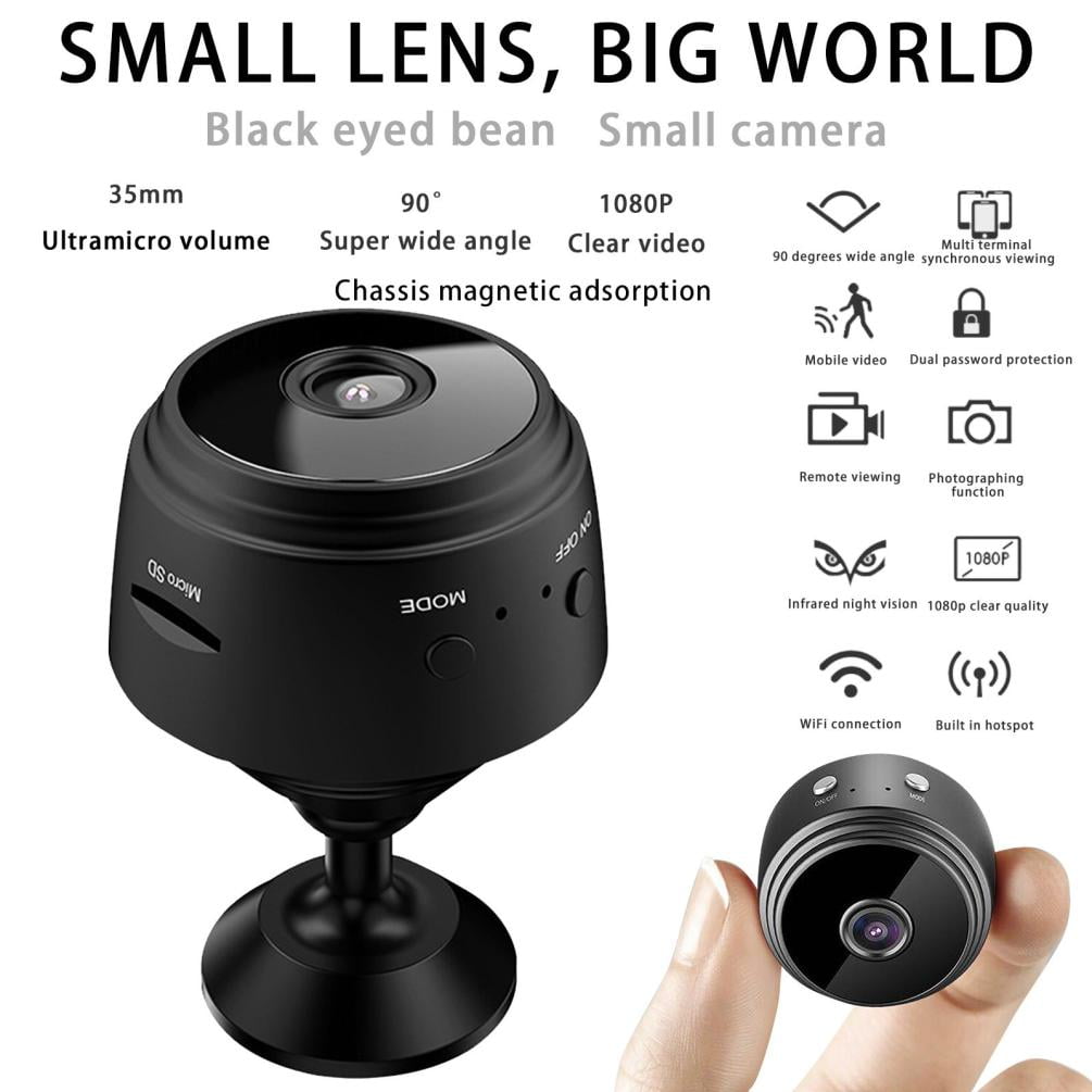 3-Pack 1080P HD Wireless Security Camera Set – WiFi Cameras with Infrared Night Vision, Motion Detection, and Loop Recording