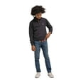 thumbnail image 3 of U.S. Polo Assn. Boys Quarter Zip Fleece Mock Neck Pullover, Sizes 4-18, 3 of 6