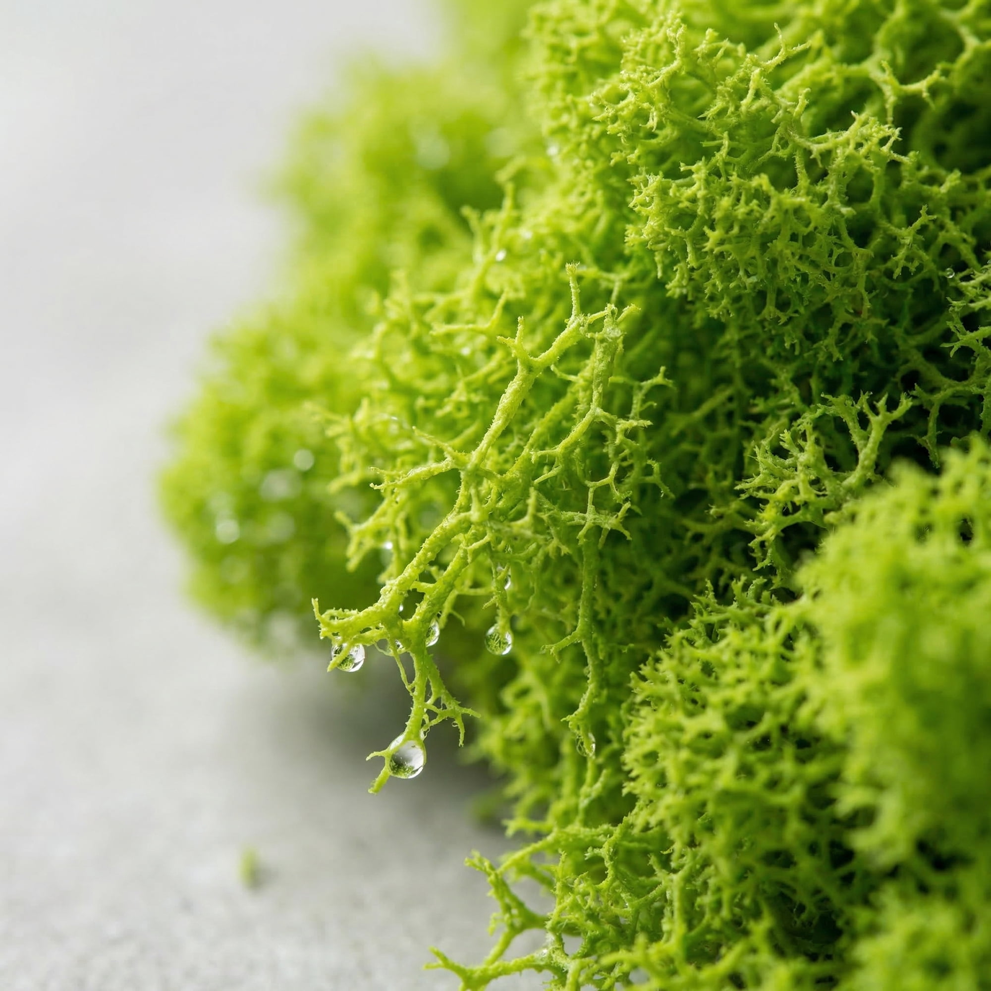 Unique Bargains Artificial Moss Fiber Realistic Grass for Garden in 100 g Light Green