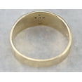 thumbnail image 2 of 0.15CT Round Cut Simulated Diamond Men's Cross Wedding Band Ring 14k Gold Over, 2 of 2