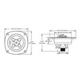 thumbnail image 3 of ruzhgo Valve RV en Plastique Valves de Contrôle Unidirectionnelles Verrouillage Rond Pratique Étanche Filtre Réutilisable Entrée pour Remorque de Camping, 3 of 7