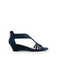 thumbnail image 2 of DREAM PAIRS Womens Open Toe Espadrilles Dressy Platform Sandals Slip on Elastic Ankle Strap Wedges Sandals, 2 of 7
