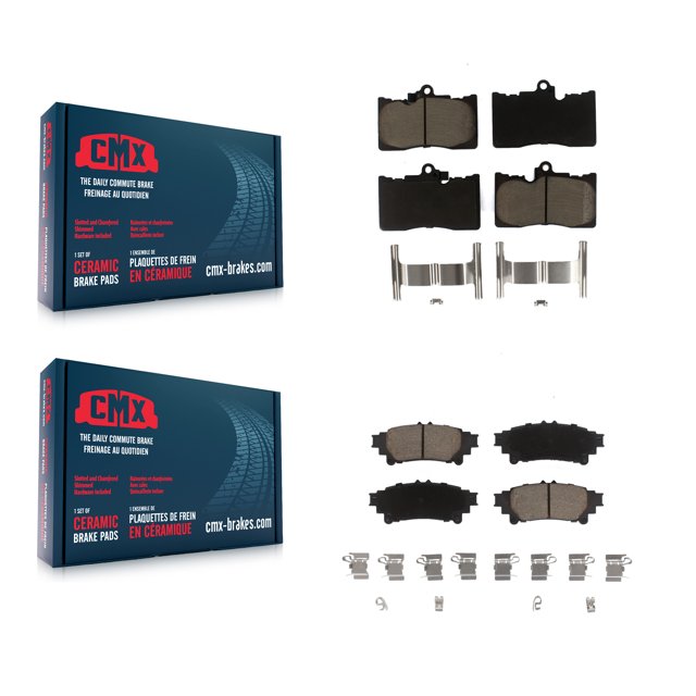 CMX Front Rear Ceramic Brake Pads Kit for Car Lexus IS300 IS350 GS350 RC350 RC300 IS200t GS450h GS300 RC200t GS200t KCX-100161