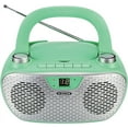 thumbnail image 2 of Jensen Bluetooth MP3 Boombox, Green, CD-485-GR, 2 of 3
