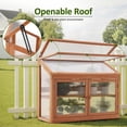 thumbnail image 5 of Mcombo 2-Tier Wooden Cold Frame Garden Greenhouse Raised Flower Planter Shelf Bed Protection 0160, 5 of 8