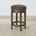 thumbnail image 4 of Tabouret Pivotant de Console Marron Clair Aspen Skys, 4 of 6