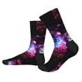 thumbnail image 2 of Vsdgher v Unisex Crew Socks Lightweight Breathable Ventilation Ankle Socks, Mid-calf socks for Daily, 2 of 7