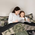 thumbnail image 5 of Manfei Jungle Duck Wildlife Full Size Comforter Sets, Western Camouflage Bedding Comforter Set, Rustic Hunting Theme Reversible Bedding Sets, Ultra Soft Bedroom Decor, 3pcs, 5 of 8