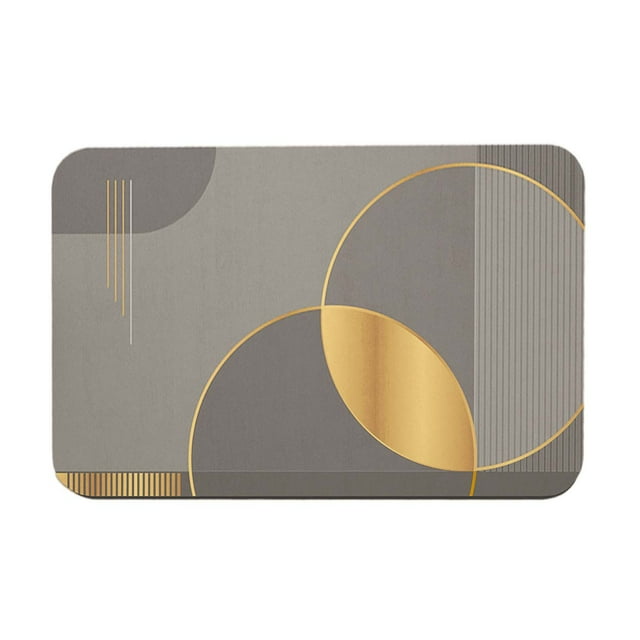 Alfombrillas de Baño para Baño Piso de Diatomita Baño Alfombrillas de Piso Absorbentes de Agua Puerta de Baño Alfombrillas de Pies Antideslizantes Lavabo Alfombrillas de Secado de Inodoro Alfombrillas