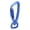 Blue, variant on BIMZUC Carabiner Clip Auto Locking Square Bottom 360 Rotational Hook Accessory for Dog Leash Hammocks Backpacks Pink, 1 Pack