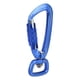 thumbnail image 1 of Mosquetón con cierre automático y base cuadrada con rotación de 360 grados, accesorio para correas de perro, hamacas y mochilas (azul), 1 of 14