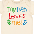 thumbnail image 4 of Inktastic My Nan Loves Me Boys or Girls Baby Bodysuit, 4 of 5