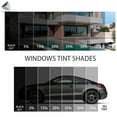 thumbnail image 2 of PULLIMORE 2 Packs Window Film One Way Mirror Film, Privacy Static Non-Adhesive Decorative Heat Control Anti UV Window Tint Charcoal Black Car Glass Office (20% Shade), 2 of 9