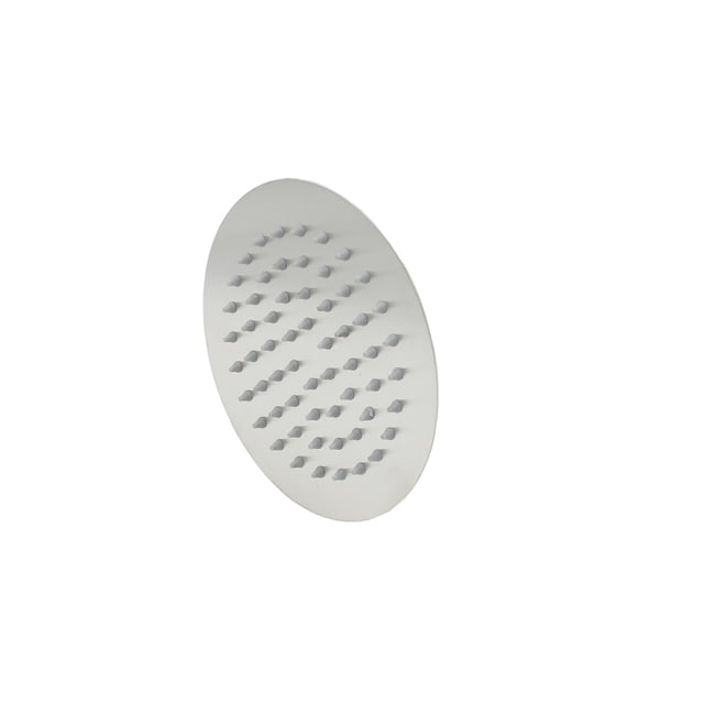 Regadera Redonda 15 cm Media y Baja Presion Rubinett Satinado Acero Inoxidable Sin Brazo