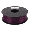 thumbnail image 1 of Filamento PLA para impresora 3D, transparente, brillante, impresión suave, antiflexión, 1,75 mm, color morado, 1 of 14