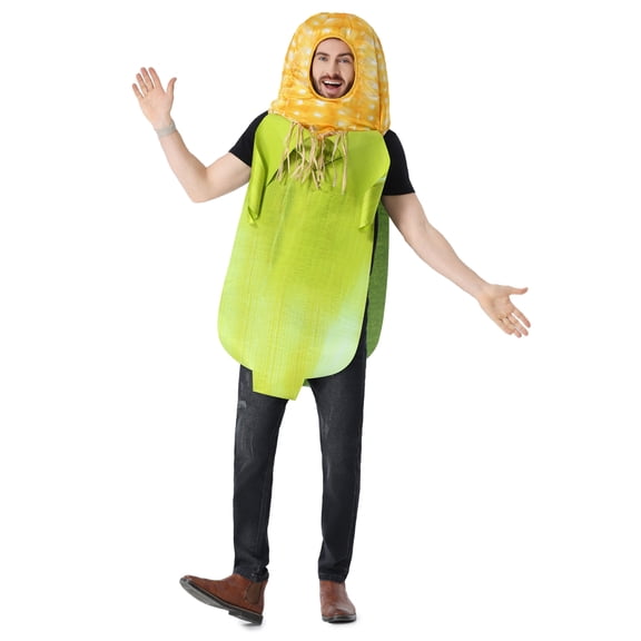 Seasons Adult Corn on the Cob Halloween Costume, Fun Food Cosplay, One Size