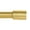 Gold, variant on Curtain Rods for Windows, 1 Inch Diameter Modern Adjustable Decorative Drapery Rods, Window Curtain Rod with Modern End Finials, Black Finishing