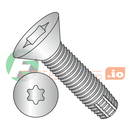 

1/4-20 x 1 1/4 Type F Thread Cutting Screws / Six-Lobe (Torx) / Flat Head / 18-8 Stainless Steel (Quantity: 1 250 pcs)