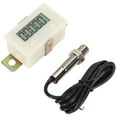 thumbnail image 2 of Contador Electrónico, Fácil Instalación Contadores Con Pantalla Digital LCD De 5 Dígitos Bajo Consumo De Energía Con Sonda Para Equipos De Perforación, 2 of 7