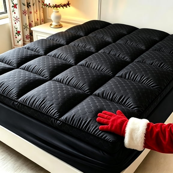 Thin mattress topper, soft and lightweight thin mattress for summer