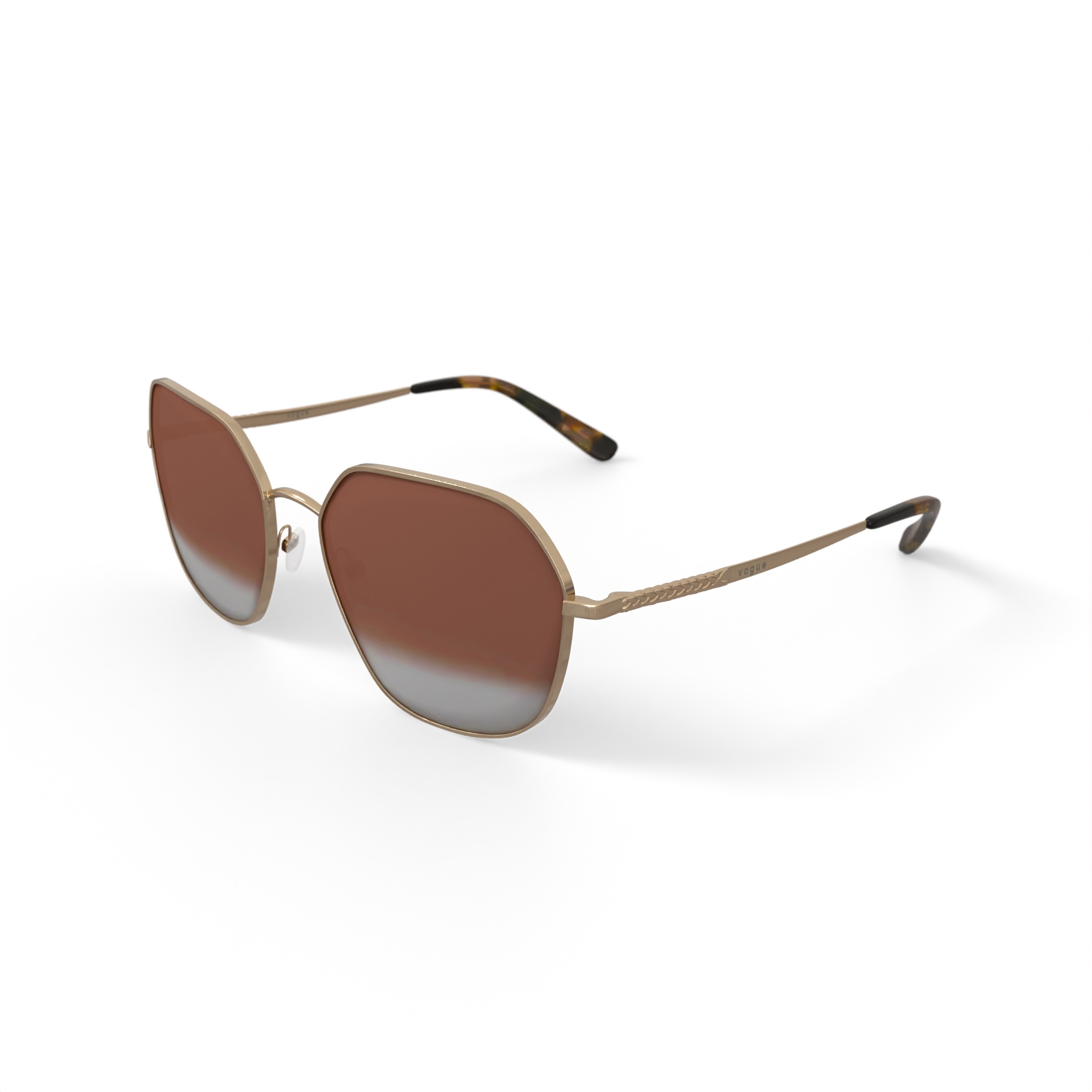 Sean John Men's Rx'able Fashion Sunglasses, SJMOS1010, Clear Crystal, 58-18-150, with Case