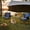 Navy blue trim + grey seat back, variant on Oversized Directors Camping Chair 400lbs, Heavy Duty Portable Folding Lawn Chair with Flip-Up Side Table & Side Storage Pocket, for Adults Outdoor Camping, Beach, Picnic, Fishing (Black, 1 Piece)