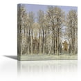 thumbnail image 1 of Entrance to the Woods - Contemporary Fine Art Giclee on Canvas Gallery Wrap - wall décor - Art painting - 36 x 36 Inch - Ready to Hang, 1 of 2