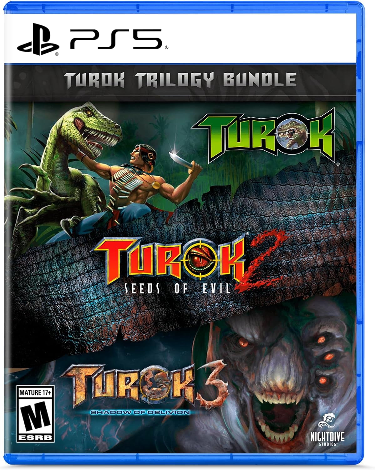 Jeu PS5 Turok Trilogy Bundle - Version EU Multi-Langues - NEUF Sous Scellé (Action/FPS)