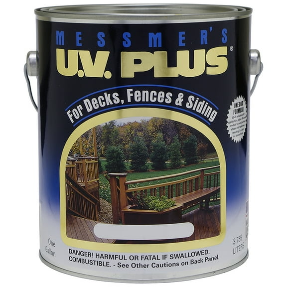 20-Pack of 1 gal Messmer's MS-612-1 Lakeside Brown U.V. Plus Oil-Based Semi-Transparent Stain