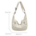 thumbnail image 4 of Bolso Lienzo Nylon Elegante para Mujeres (beige), 4 of 9