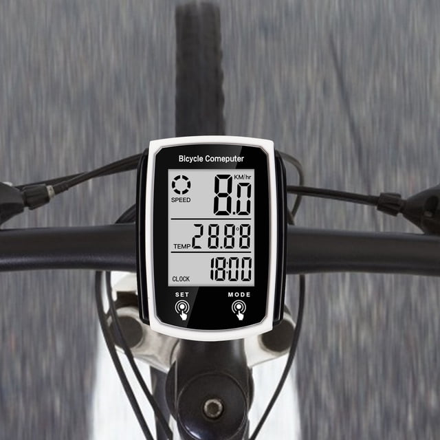 Velocímetro para bicicleta MTB, odómetro para ciclismo con cable, pantalla táctil LCD, accesorios para bicicleta JShteea El nuevo