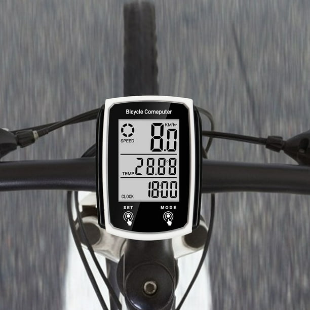 Velocímetro para bicicleta MTB, odómetro para ciclismo con cable, pantalla táctil LCD, accesorios para bicicleta JShteea El nuevo