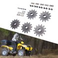 thumbnail image 1 of 410 13T Rear Motor Sprocket, Professional Manufacturing Motor Chain Sprocket Steel with 410 Model Master Link for Go Kart Motorcycle ATV, 1 of 7